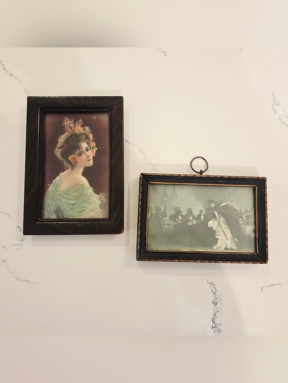 VTG El Jaleo John Singer Sargent Edwardian Victorian Portrait Print Frame Lot 2